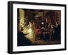 Scene from "Don Quixote de La Mancha" by Miguel Cervantes-Antoine Coypel-Framed Giclee Print