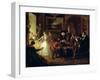 Scene from "Don Quixote de La Mancha" by Miguel Cervantes-Antoine Coypel-Framed Giclee Print