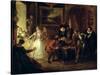 Scene from "Don Quixote de La Mancha" by Miguel Cervantes-Antoine Coypel-Stretched Canvas