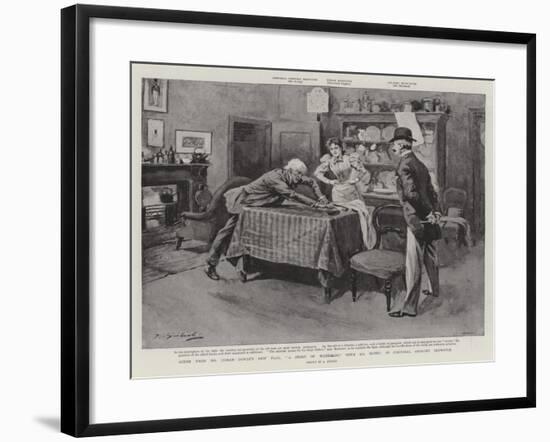 Scene from Dr Conan Doyle's New Play-null-Framed Giclee Print