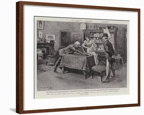 Scene from Dr Conan Doyle's New Play-null-Framed Giclee Print