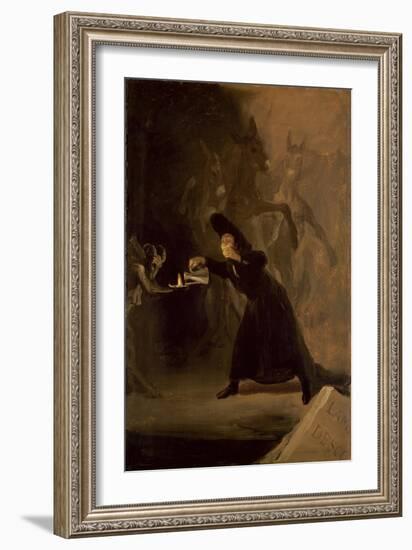 Scene from El Hechizado Por Fuerza-Francisco de Goya-Framed Giclee Print