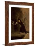 Scene from El Hechizado Por Fuerza-Francisco de Goya-Framed Giclee Print