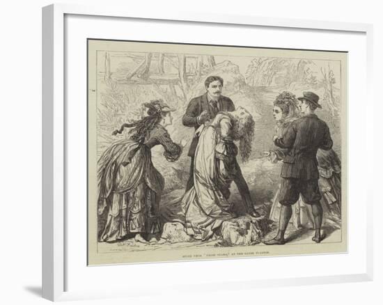 Scene from False Shame, at the Globe Theatre-David Henry Friston-Framed Giclee Print