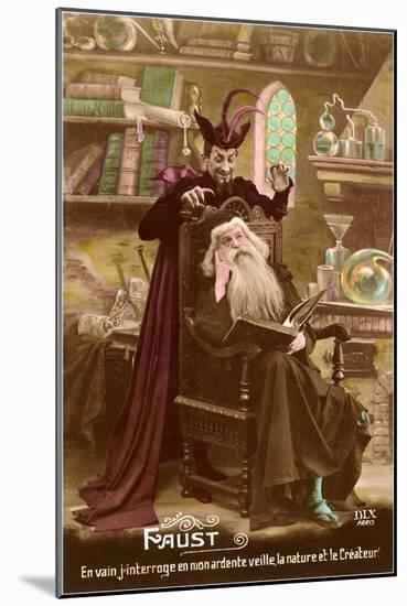 Scene from Faust-null-Mounted Art Print
