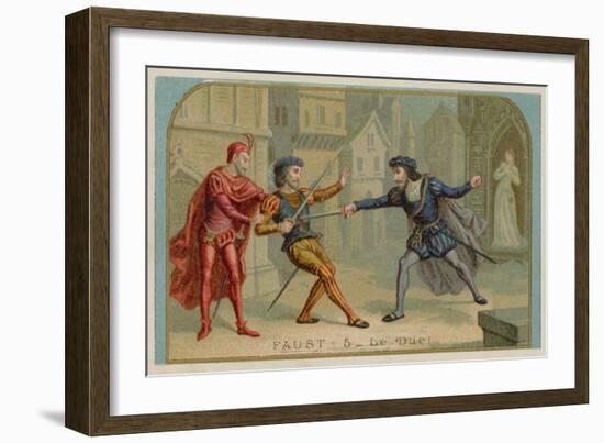Scene from Faust-null-Framed Giclee Print