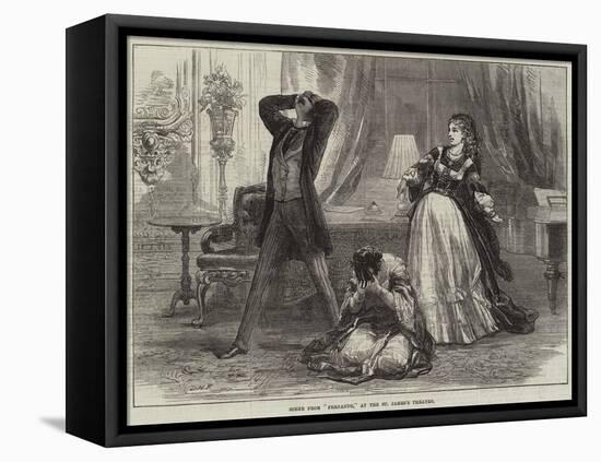 Scene from Fernande, at the St James's Theatre-David Henry Friston-Framed Stretched Canvas