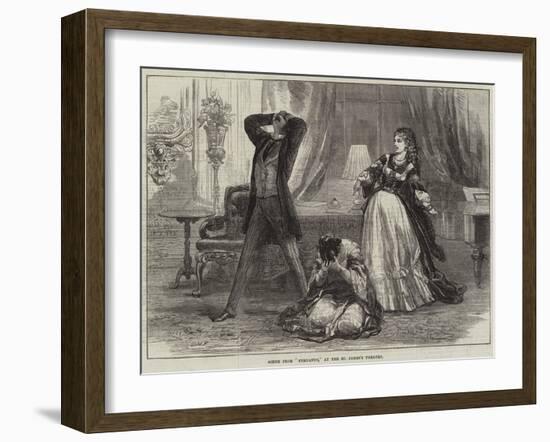 Scene from Fernande, at the St James's Theatre-David Henry Friston-Framed Giclee Print