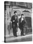 Scene from Film "Easter Parade," with Fred Astair and Judy Garland, Both Dressed as Hoboes-Allan Grant-Stretched Canvas