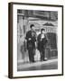 Scene from Film "Easter Parade," with Fred Astair and Judy Garland, Both Dressed as Hoboes-Allan Grant-Framed Premium Photographic Print