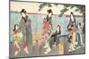 Scene from Genji Monogatari (Tale of Genji) by Murasaki Shibuku (B. 978) C. 1860 (Colour Woodblock-Kunisada Utagawa-Mounted Giclee Print