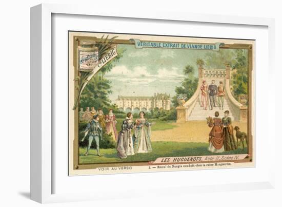 Scene from Giacomo Meyerbeer's Opera Les Huguenots-null-Framed Giclee Print