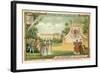 Scene from Giacomo Meyerbeer's Opera Les Huguenots-null-Framed Giclee Print