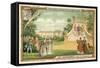 Scene from Giacomo Meyerbeer's Opera Les Huguenots-null-Framed Stretched Canvas