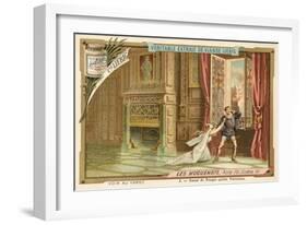Scene from Giacomo Meyerbeer's Opera Les Huguenots-null-Framed Giclee Print