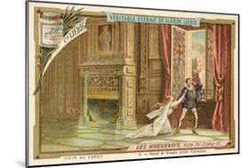 Scene from Giacomo Meyerbeer's Opera Les Huguenots-null-Mounted Giclee Print