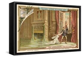 Scene from Giacomo Meyerbeer's Opera Les Huguenots-null-Framed Stretched Canvas