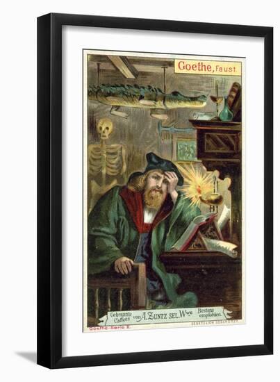 Scene from Goethe's Faust-null-Framed Giclee Print