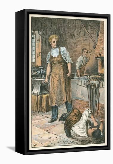 Scene from Great Expectations by Charles Dickens-Charles Green-Framed Stretched Canvas