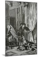 Scene from Hamlet, 19th Century-Ernest Hillemacher-Mounted Giclee Print