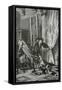 Scene from Hamlet, 19th Century-Ernest Hillemacher-Framed Stretched Canvas