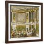 Scene from Harem, Engraving from Ancient and Modern Costumes-Giulio Ferrario-Framed Giclee Print