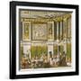 Scene from Harem, Engraving from Ancient and Modern Costumes-Giulio Ferrario-Framed Giclee Print