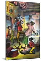 Scene from Harriet Beecher Stowe's Uncle Tom's Cabin, C1870-null-Mounted Giclee Print