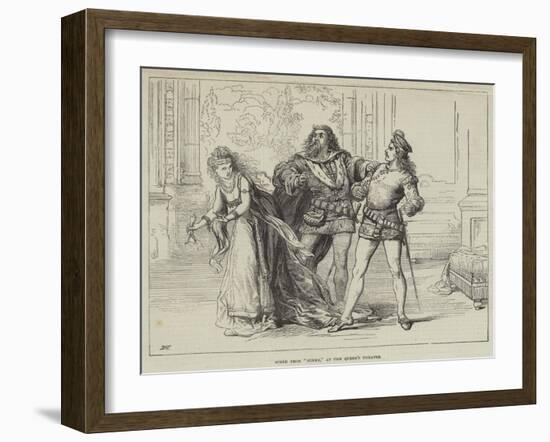 Scene from Hinko, at the Queen's Theatre-David Henry Friston-Framed Premium Giclee Print