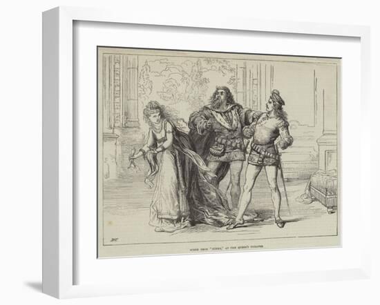 Scene from Hinko, at the Queen's Theatre-David Henry Friston-Framed Premium Giclee Print