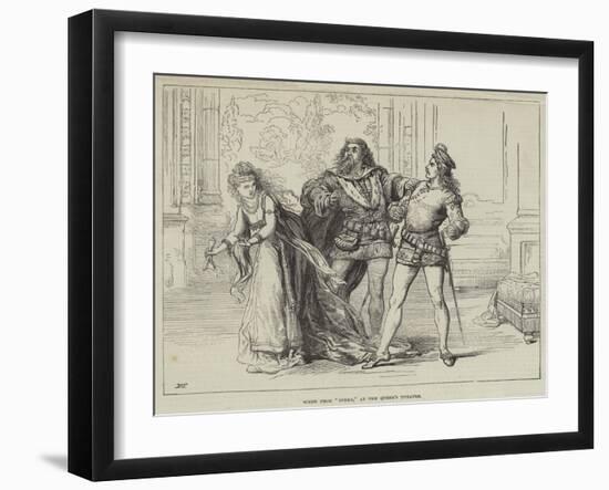 Scene from Hinko, at the Queen's Theatre-David Henry Friston-Framed Giclee Print