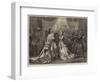 Scene from Il Talismano, at Drury Lane Theatre-David Henry Friston-Framed Giclee Print