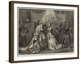 Scene from Il Talismano, at Drury Lane Theatre-David Henry Friston-Framed Giclee Print