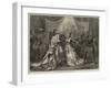 Scene from Il Talismano, at Drury Lane Theatre-David Henry Friston-Framed Premium Giclee Print