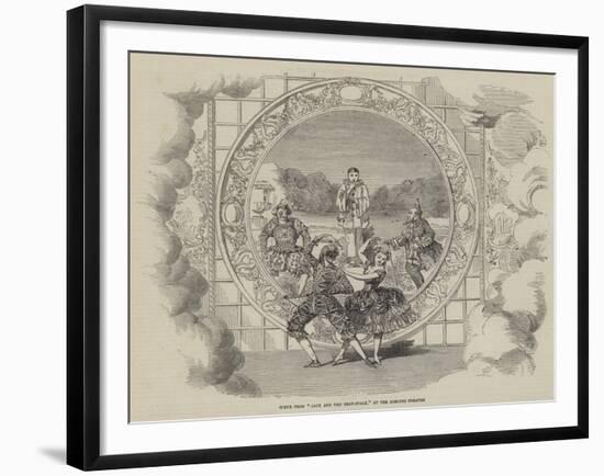 Scene from Jack and the Bean-Stalk, at the Adelphi Theatre-null-Framed Giclee Print