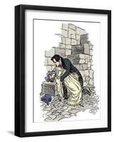 Scene from Jane Austen's Persuasion, 1897-Hugh Thomson-Framed Giclee Print