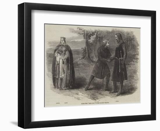 Scene from King John, at the Princess' Theatre-null-Framed Giclee Print