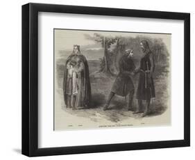 Scene from King John, at the Princess' Theatre-null-Framed Giclee Print