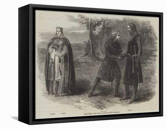 Scene from King John, at the Princess' Theatre-null-Framed Stretched Canvas