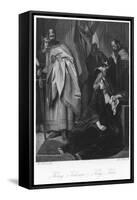 Scene from King John-null-Framed Stretched Canvas