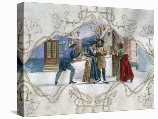 Scene from La Boheme, Opera-Giacomo Puccini-Stretched Canvas