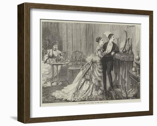 Scene from Lady Flora, at the Court Theatre-David Henry Friston-Framed Giclee Print