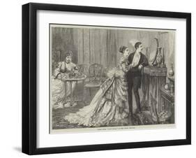 Scene from Lady Flora, at the Court Theatre-David Henry Friston-Framed Giclee Print