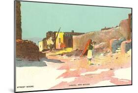 Scene from Laguna Pueblo, New Mexico-null-Mounted Art Print