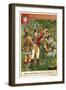 Scene from Last of the Mohicans, by James Fenimore Cooper-null-Framed Giclee Print