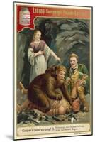 Scene from Last of the Mohicans, by James Fenimore Cooper-null-Mounted Giclee Print