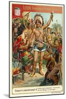 Scene from Last of the Mohicans, by James Fenimore Cooper-null-Mounted Giclee Print