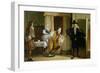 Scene from "Le Malade Imaginaire" by Moliere-Charles Robert Leslie-Framed Giclee Print