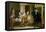 Scene from "Le Malade Imaginaire" by Moliere-Charles Robert Leslie-Framed Stretched Canvas