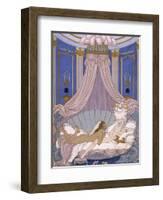 Scene from 'Les Liaisons Dangereuses' by Pierre Chodlerlos De Laclos-Georges Barbier-Framed Giclee Print